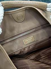 Kitlife Prada Mariner Large Re-Nylon Shoulder Bag Brown 1BC244 48x39x14cm  - 5