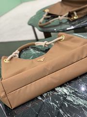 Kitlife Prada Mariner Large Re-Nylon Shoulder Bag Brown 1BC244 48x39x14cm  - 3