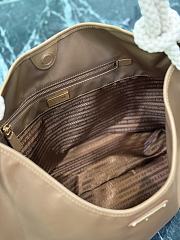 Kitlife Prada Mariner Large Re-Nylon Shoulder Bag Brown 1BC244 48x39x14cm  - 2