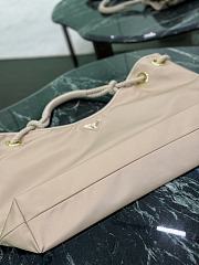 Kitlife Prada Mariner Large Re-Nylon Shoulder Bag Beige 1BC244 48x39x14cm - 3