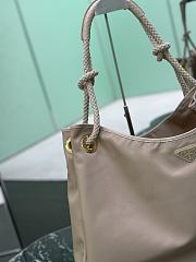 Kitlife Prada Mariner Large Re-Nylon Shoulder Bag Beige 1BC244 48x39x14cm - 2