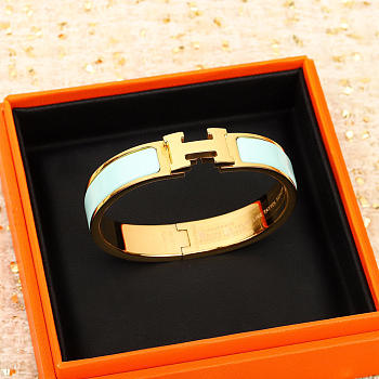 Kitlife Hermes Hermes Bracelet White in Gold