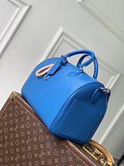 Kitlife Louis Vuitton Speedy Soft 30 Bag Ocean Blue M29096 30x21x17cm  - 2