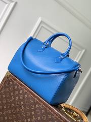 Kitlife Louis Vuitton Speedy Soft 30 Bag Ocean Blue M29096 30x21x17cm  - 4