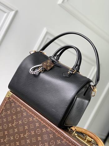 Kitlife Louis Vuitton Speedy Soft 30 Bag Black M29466 30x21x17cm 