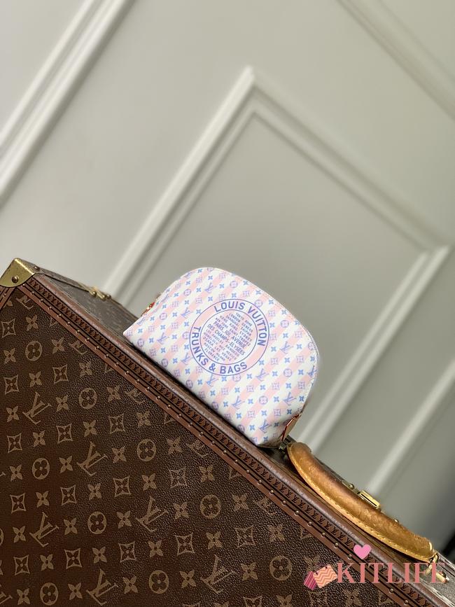 Kitlife Louis Vuitton Pochette Cosmétique PM Bag Blue M28679 19x12x6cm - 1