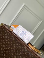 Kitlife Louis Vuitton Zippy Wallet Blue M28463 19.5x10.5x2.5cm - 1
