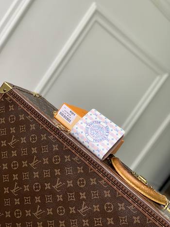 Kitlife Louis Vuitotn Charms Pocket Wallet Blue M29058 9x10x2.5cm