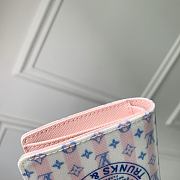 Kitlife Louis Vuitotn Charms Pocket Wallet Blue M29058 9x10x2.5cm - 4