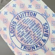 Kitlife Louis Vuitotn Charms Pocket Wallet Blue M29058 9x10x2.5cm - 3