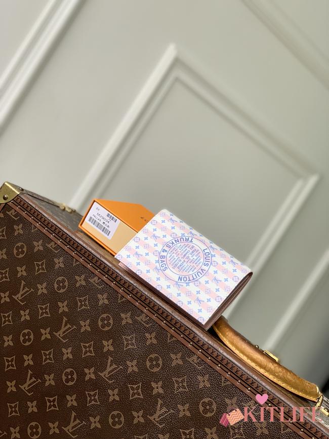 Kitlife Louis Vuitton Passport Cover Blue M29034 10x14x2.5cm - 1