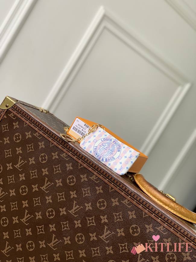 Kitlife Louis Vuitton Key Pouch Blue M29023 12x7cm - 1