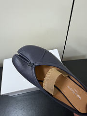 Kitlife Maison Margiela Tabi Leather Ballerina Mules Dark Blue - 5
