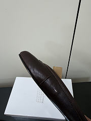 Kitlife Maison Margiela Tabi Leather Ballerina Mules Dark Brown - 3