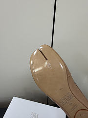 Kitlife Maison Margiela Tabi Leather Ballerina Mules Beige - 6