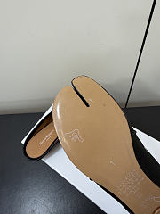 Kitlife Maison Margiela Tabi Leather Ballerina Mules Black - 6