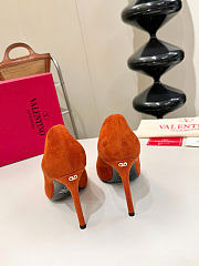Kitlife Valentino Garavani Open-toe Révélé Suede Pumps 105mm Brown - 6