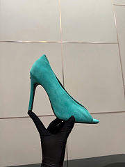 Kitlife Valentino Garavani Open-toe Révélé Suede Pumps 105mm Blue - 6