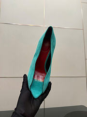 Kitlife Valentino Garavani Open-toe Révélé Suede Pumps 105mm Blue - 5