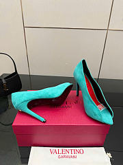 Kitlife Valentino Garavani Open-toe Révélé Suede Pumps 105mm Blue - 4