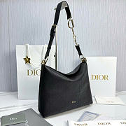 Kitlife Dior Large Diorly Bag Black Flat Cannage Calfskin M1412 31.5x25x8cm - 4