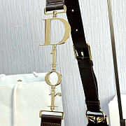 Kitlife Dior Large Diorly Bag Dark Brown Suede Cannage Calfskin M1412 31.5x25x8cm - 5