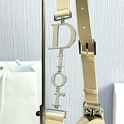 Kitlife Dior Large Diorly Bag Cream Suede Cannage Calfskin M1412 31.5x25x8cm - 5