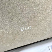 Kitlife Dior Large Diorly Bag Cream Suede Cannage Calfskin M1412 31.5x25x8cm - 2