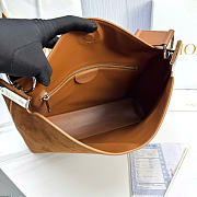 Kitlife Dior Large Diorly Bag Brown Suede Cannage Calfskin M1412 31.5x25x8cm - 6