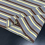 Kitlife Fendi Striped Ribbed Tank Top Brown & Yellow  - 6