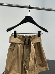 Kitlife Saint Laurent Paperbag Bermuda Shorts In Beige Cotton - 6