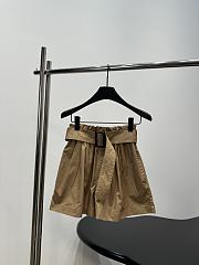 Kitlife Saint Laurent Paperbag Bermuda Shorts In Beige Cotton - 4