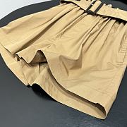 Kitlife Saint Laurent Paperbag Bermuda Shorts In Beige Cotton - 3