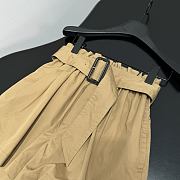 Kitlife Saint Laurent Paperbag Bermuda Shorts In Beige Cotton - 2