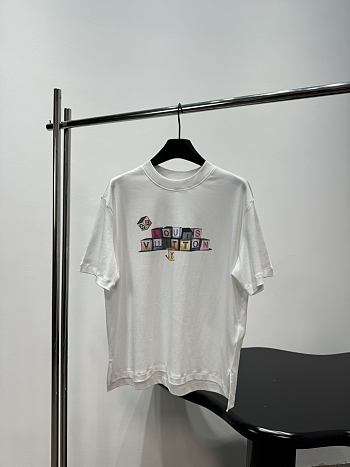 Kitlife Louis Vuitton Signature Blocks T-Shirt White