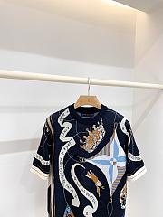 Kitlife Louis Vuitton Short-Sleeved Jacquard Crewneck  - 4