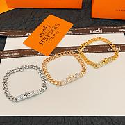 Kitlife Hermes Square Diamond-encrusted Bracelet in Gold / Rose Gold / Silver - 1