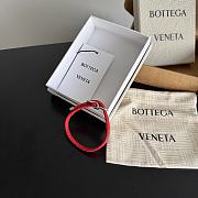 Kitlife Bottega Veneta Woven Red Leather Bracelet 23cm - 1