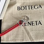 Kitlife Bottega Veneta Woven Red Leather Bracelet 23cm - 4