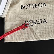 Kitlife Bottega Veneta Woven Red Leather Bracelet 23cm - 3
