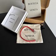 Kitlife Bottega Veneta Woven Red Leather Bracelet 23cm - 6
