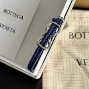 Kitlife Bottega Veneta Woven Blue Leather Bracelet 23cm - 2
