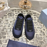 Kitlife Prada Collapse Re-Nylon and Suede Sneakers Dark Blue  - 1