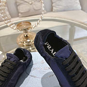 Kitlife Prada Collapse Re-Nylon and Suede Sneakers Dark Blue  - 6