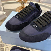 Kitlife Prada Collapse Re-Nylon and Suede Sneakers Dark Blue  - 5