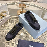 Kitlife Prada Collapse Re-Nylon and Suede Sneakers Dark Blue  - 3