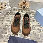 Kitlife Prada Collapse Re-Nylon and Suede Sneakers Brown - 1