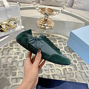 Kitlife Prada Collapse Re-Nylon and Suede Sneakers Green - 3