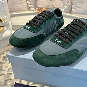 Kitlife Prada Collapse Re-Nylon and Suede Sneakers Green - 4