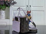 Kitlife Louis Vuitton Neverfull Inside Out BB Purple M25656 26.5x16.5x11cm - 6